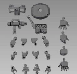 #14 Silhouette Booster (Gray) "Mobile Suit Gundam", Bandai SDGCS