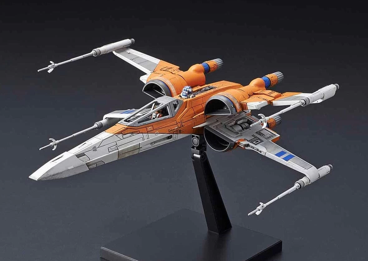 Bandai Star Wars The Rise Of Skywalker Poe's X-Wing Fighter 1/72 Scale Model Kit 3 Bandai Star Wars The Rise Of Skywalker Poe's X-Wing Fighter 1/72 Scale Model Kit