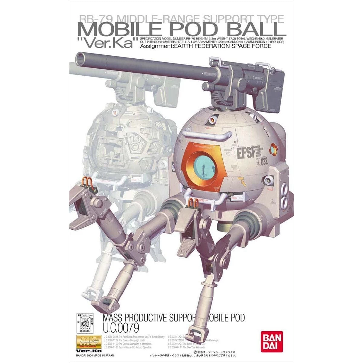 Bandai MG 1/100 Mobile Pod Ball (Ver. Ka) 4 Bandai MG 1/100 Mobile Pod Ball (Ver. Ka) - Image 2