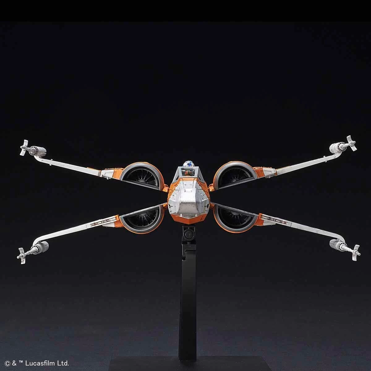 Bandai Star Wars The Rise Of Skywalker Poe's X-Wing Fighter 1/72 Scale Model Kit 10 Bandai Star Wars The Rise Of Skywalker Poe's X-Wing Fighter 1/72 Scale Model Kit - Image 8