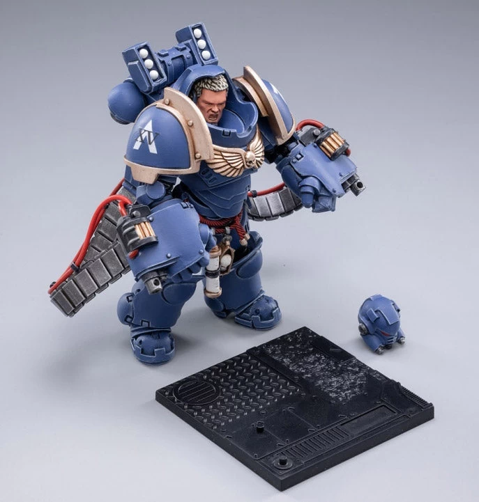 Warhammer 40K Ultramarines Aggressors 1/18 Scale Figure Set 12 Warhammer 40K Ultramarines Aggressors 1/18 Scale Figure Set - Image 10