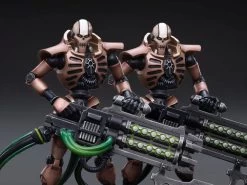 Warhammer 40K Necrons Szarekhan Dynasty Immortal With Gauss Blaster 1/18 Scale Figure Set