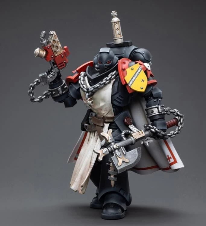 Warhammer 40K Black Templars Primaris Sword Brethren Granbertus 1/18 Scale Figure 4 Warhammer 40K Black Templars Primaris Sword Brethren Granbertus 1/18 Scale Figure - Image 2