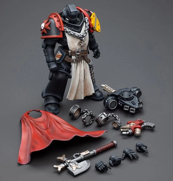 Warhammer 40K Black Templars Primaris Sword Brethren Granbertus 1/18 Scale Figure 9 Warhammer 40K Black Templars Primaris Sword Brethren Granbertus 1/18 Scale Figure - Image 7