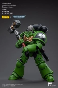 Warhammer 40K Salamanders Assault Intercessors Sergeant Krajax 1/18 Scale Figure -Toy Model Store 99750742 56c4 4198 b195 885d5b26dbad