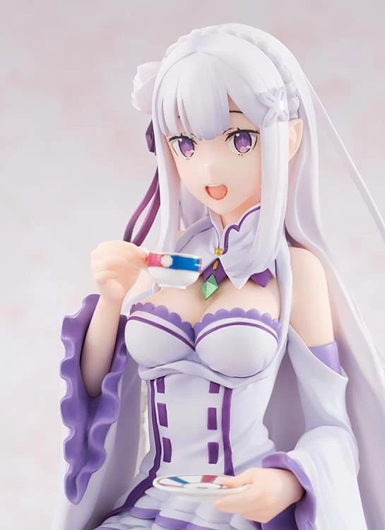 Re Zero Starting Life In Another World KD Colle Emilia (Tea Party Ver.) 1/7 Scale Figure (Reissue) 10 Re Zero Starting Life In Another World KD Colle Emilia (Tea Party Ver.) 1/7 Scale Figure (Reissue) - Image 8