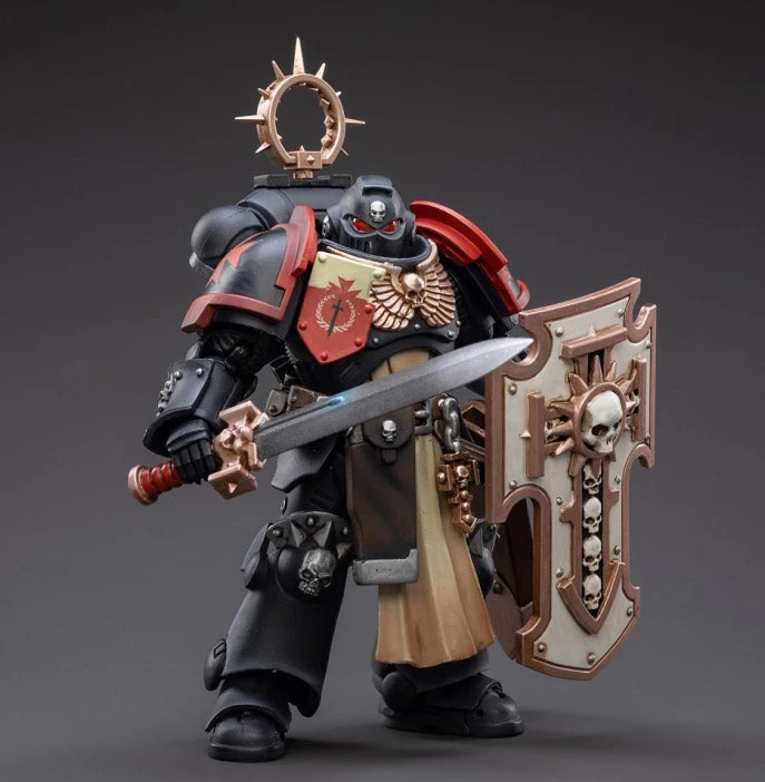 Warhammer 40K Primaris Space Marines Black Templars Bladeguard Veteran 1/18 Scale Figure 9 Warhammer 40K Primaris Space Marines Black Templars Bladeguard Veteran 1/18 Scale Figure - Image 7