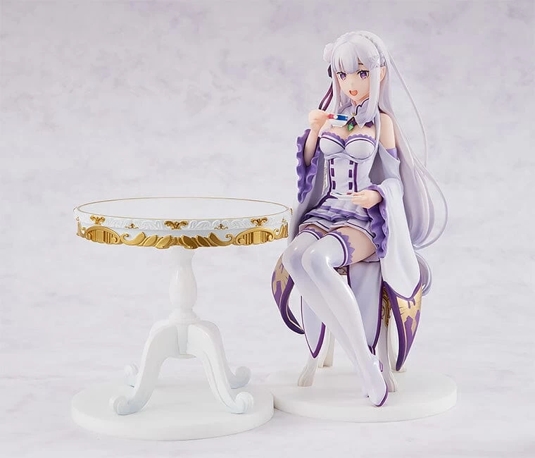 Re Zero Starting Life In Another World KD Colle Emilia (Tea Party Ver.) 1/7 Scale Figure (Reissue) 4 Re Zero Starting Life In Another World KD Colle Emilia (Tea Party Ver.) 1/7 Scale Figure (Reissue) - Image 2