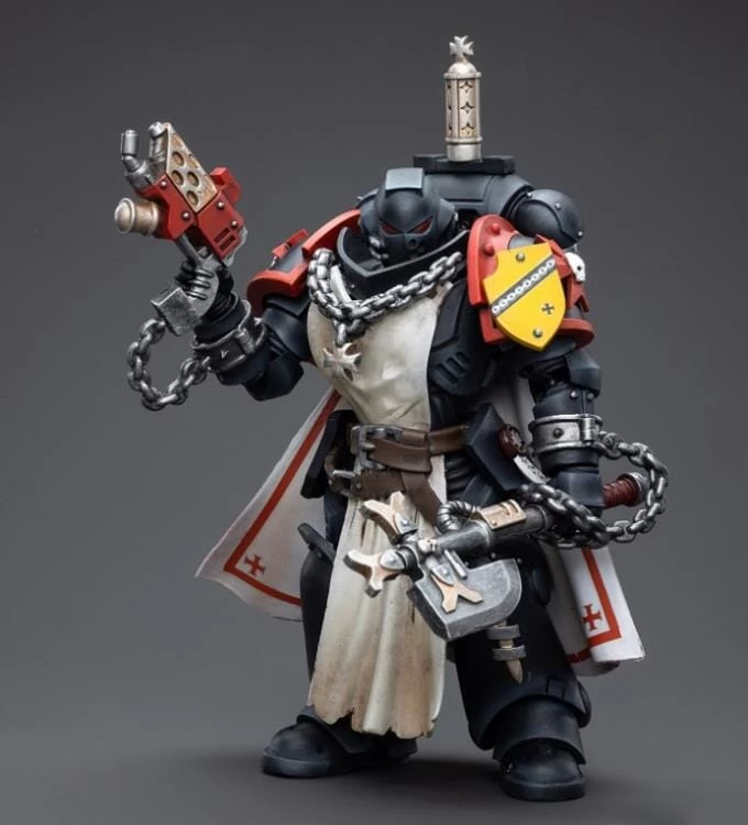 Warhammer 40K Black Templars Primaris Sword Brethren Granbertus 1/18 Scale Figure 8 Warhammer 40K Black Templars Primaris Sword Brethren Granbertus 1/18 Scale Figure - Image 6