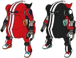 1/35 MECHATRO WEGO NO.17 SPORTS - FLAME & JET BLACK