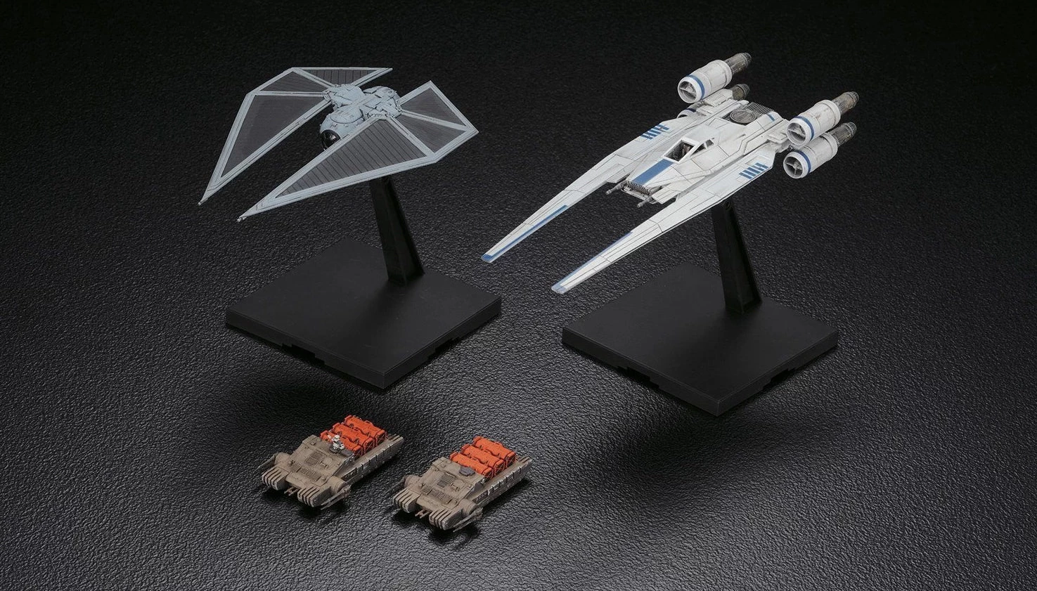 U-Wing Fighter & Tie Striker "Rogue One: A Star Wars Story", Bandai Star Wars 1/144 Plastic Model 3 U-Wing Fighter & Tie Striker "Rogue One: A Star Wars Story", Bandai Star Wars 1/144 Plastic Model
