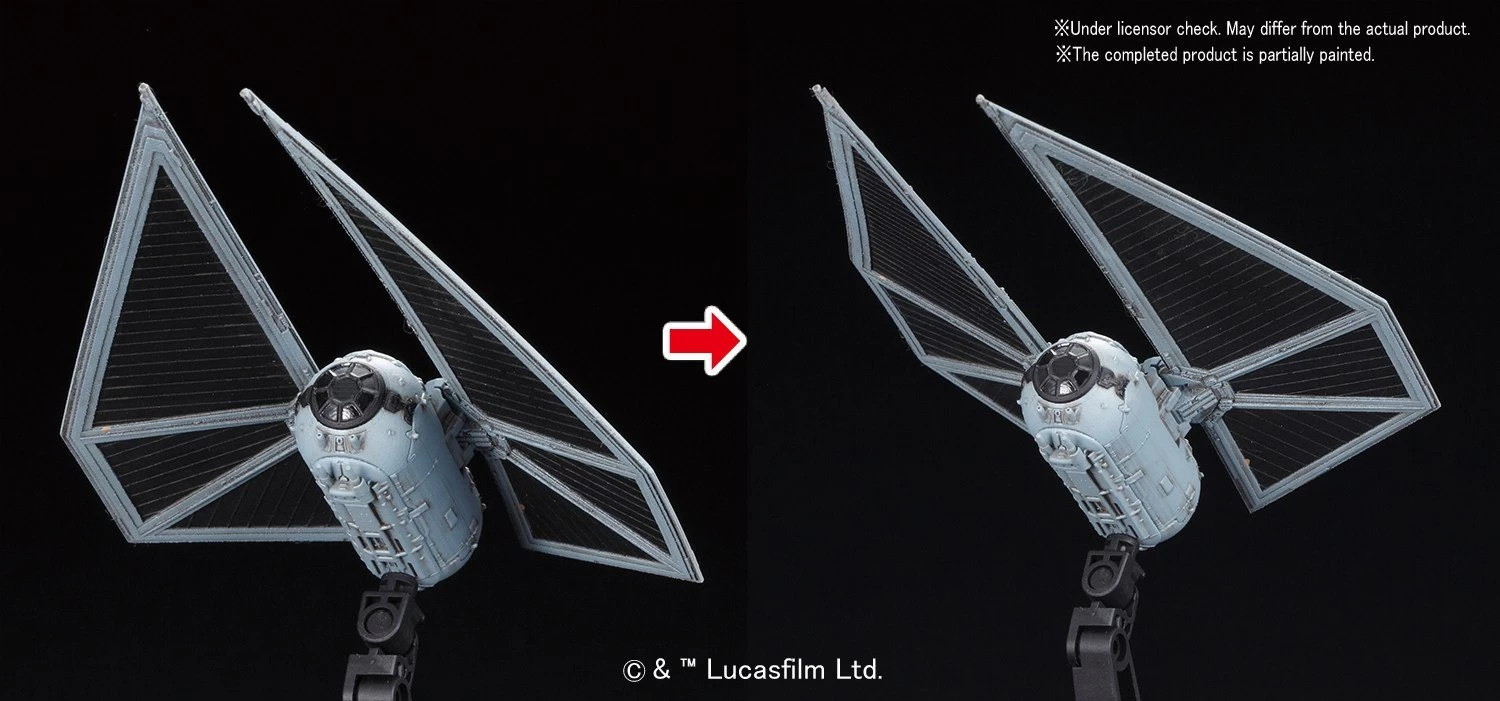 U-Wing Fighter & Tie Striker "Rogue One: A Star Wars Story", Bandai Star Wars 1/144 Plastic Model 8 U-Wing Fighter & Tie Striker "Rogue One: A Star Wars Story", Bandai Star Wars 1/144 Plastic Model - Image 6