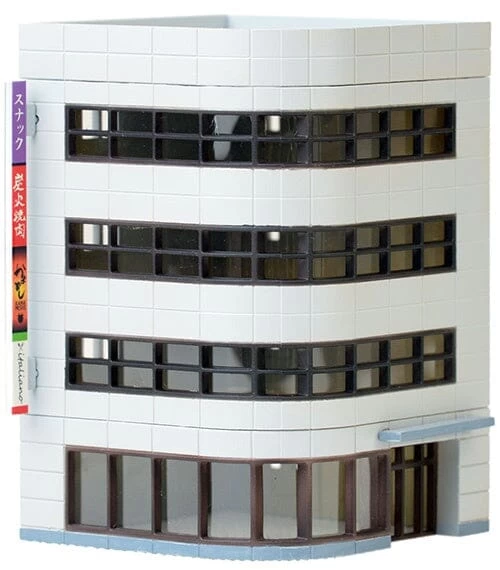 Tomytec 1/150 Building Collection: 134-2 Corner Modern Office Building B2 3 Tomytec 1/150 Building Collection: 134-2 Corner Modern Office Building B2