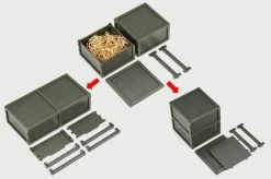 TomyTec Little Armory 1/12 LD021 Military Hard Case B2 -Toy Model Store tmt30001 2