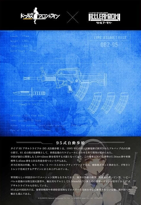 TomyTec Little Armory 1/12 LADF01 Dolls Frontline QBZ-95 Type Assault Rifle 14 TomyTec Little Armory 1/12 LADF01 Dolls Frontline QBZ-95 Type Assault Rifle - Image 12