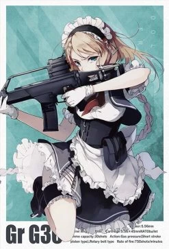 TomyTec Little Armory 1/12 LADF03 Dolls Frontline GrG36 Automatic Rifle -Toy Model Store tmt31066 6