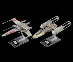 X-Wing & Y-Wing Starfighter "Star Wars", Bandai Star Wars 1/144 -Toy Model Store x starfighter and y starfighter 00